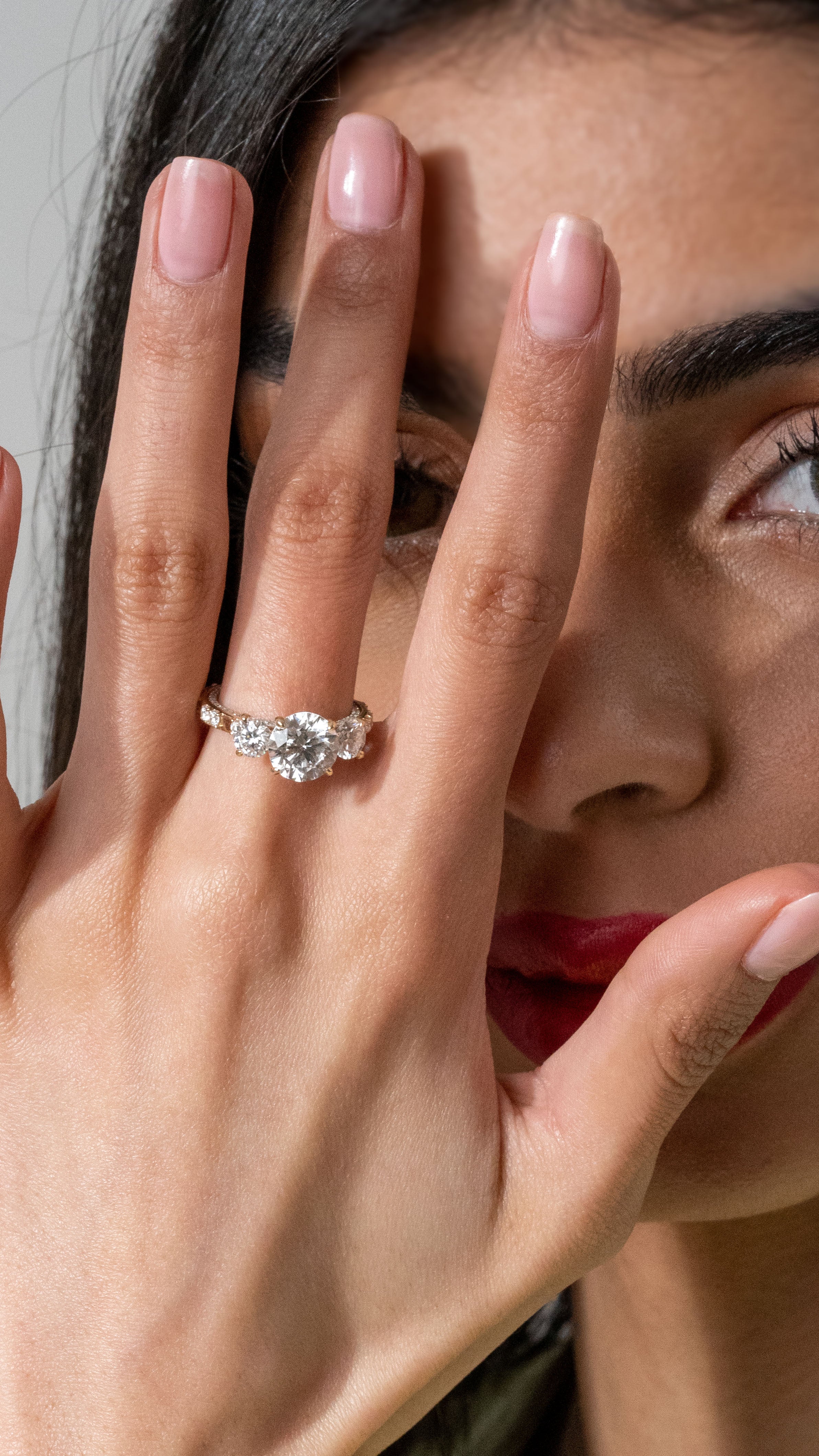 Two Toned Diamond Ring - Zainabs Ring