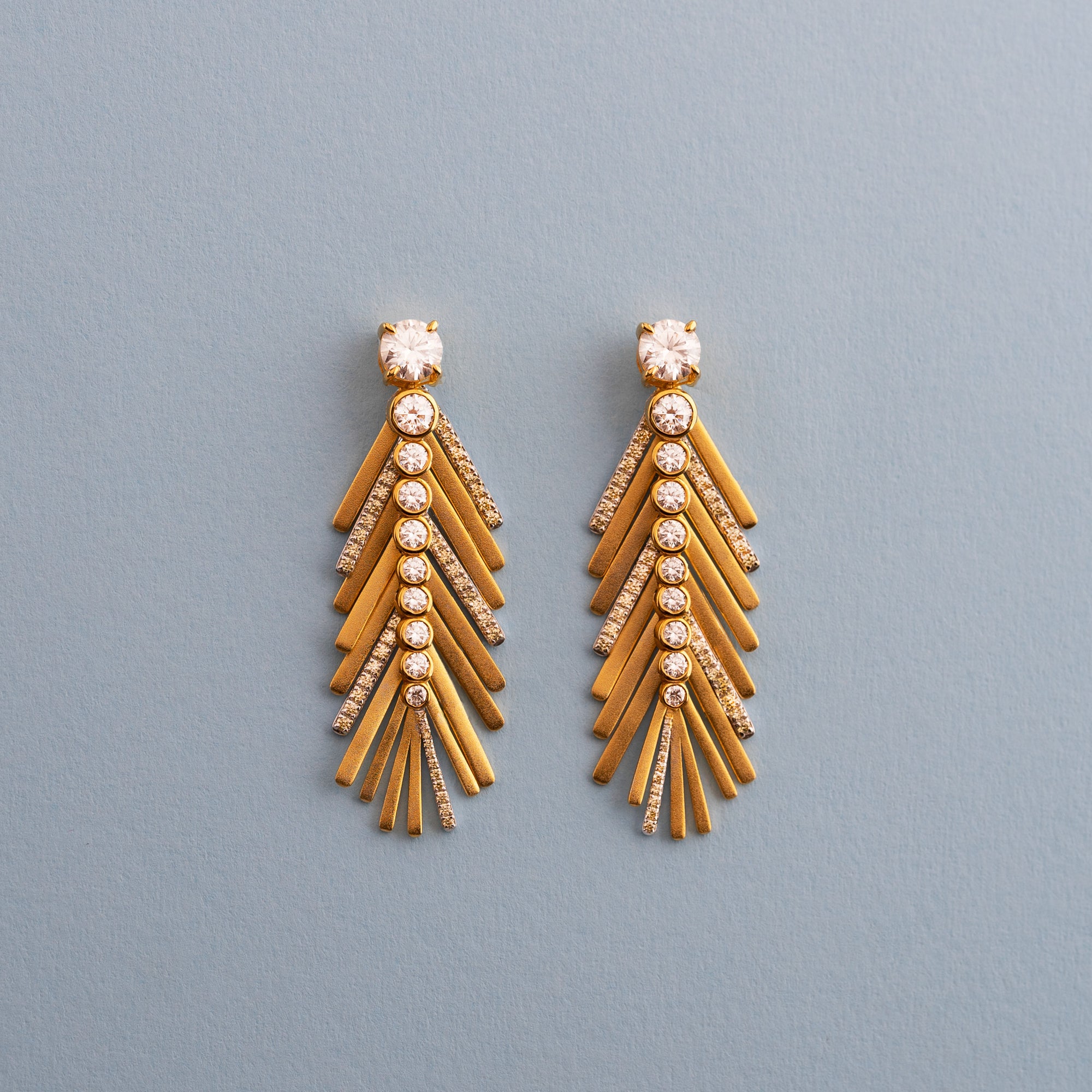 Palm Leaf Earrings