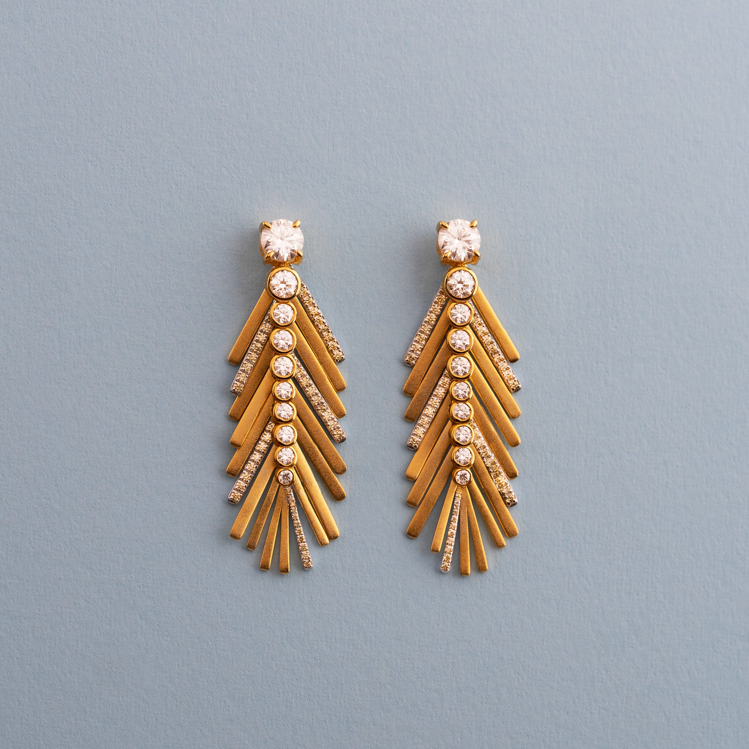 Palm Leaf Earrings