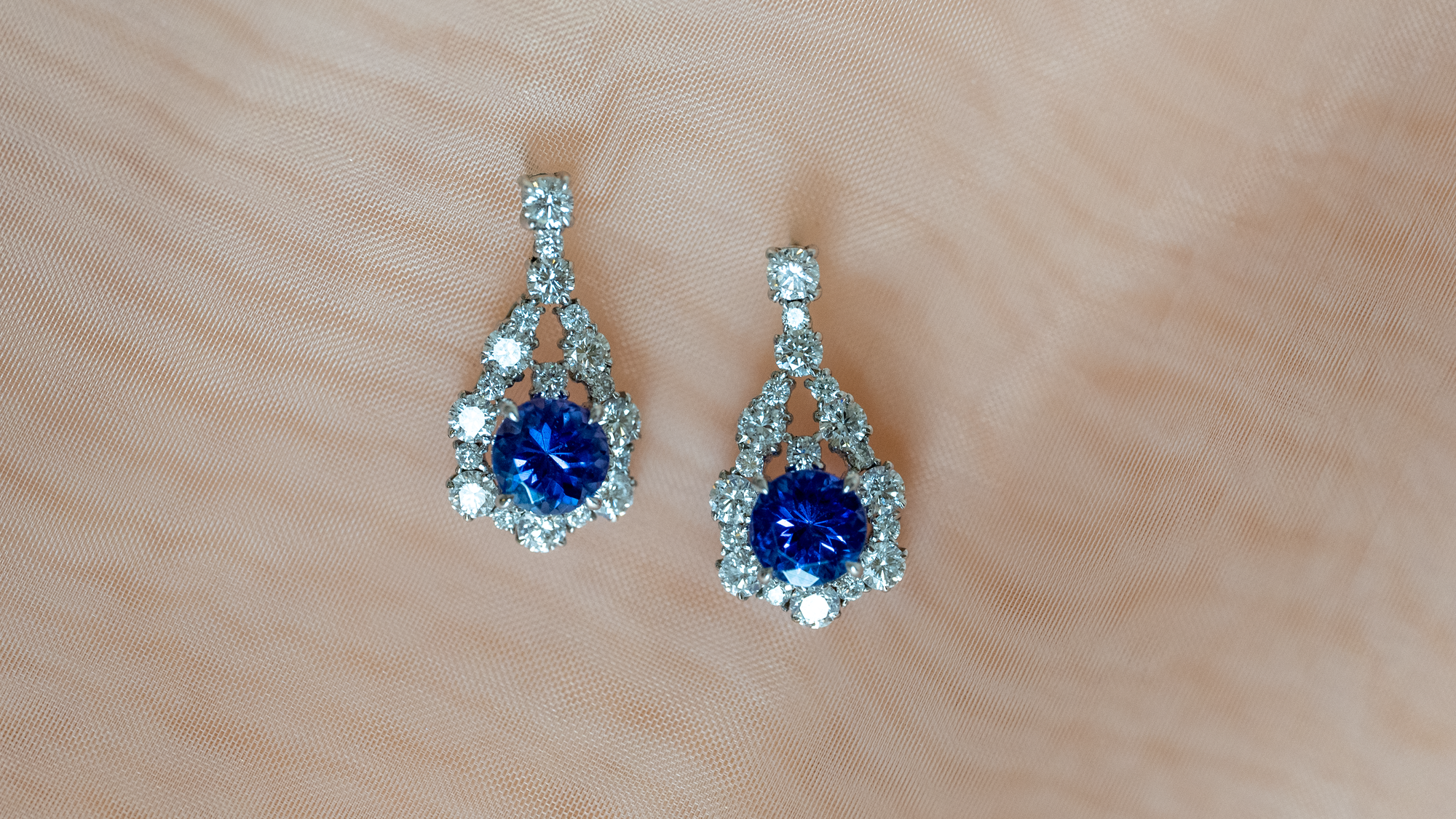 Tanzanite and Diamond Earrings