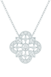 Geometric Diamond Necklace