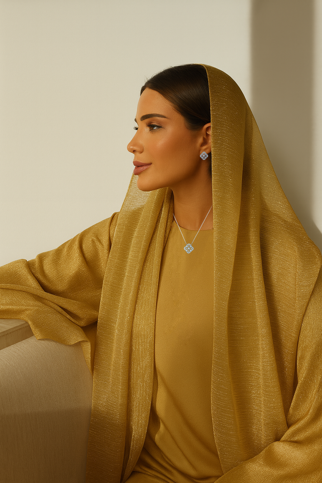 Geometric Diamond Earrings