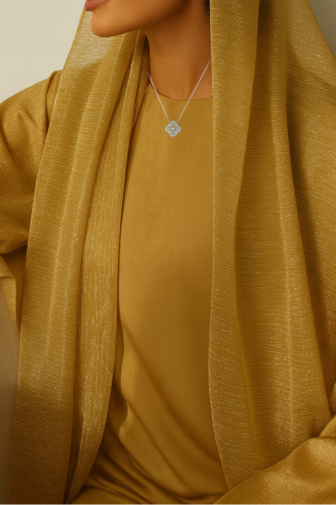 Geometric Diamond Necklace