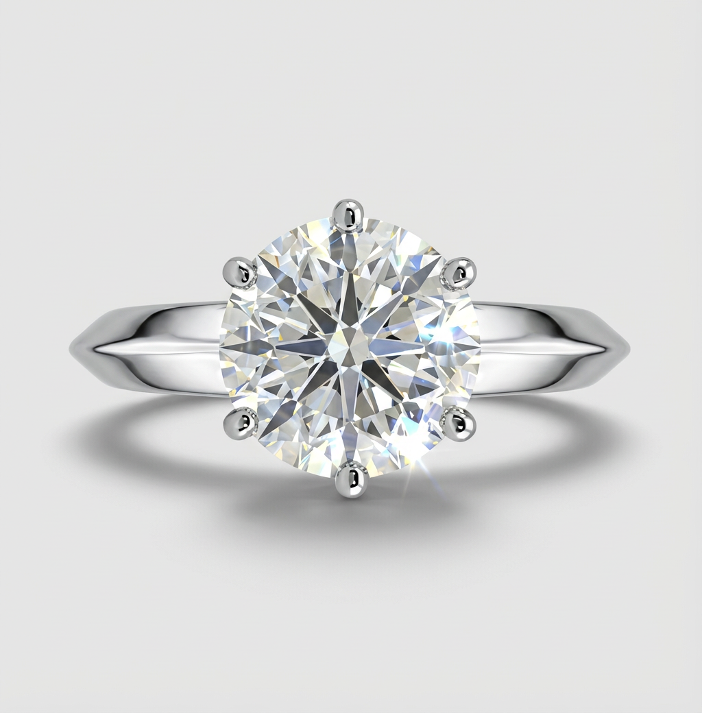 خاتم السوليتير الأمثل