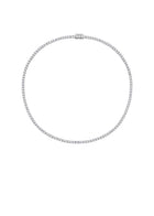 18K Diamond Tennis Necklace | 7.5ct DEF VVS Lab-Grown Diamonds | 50cm