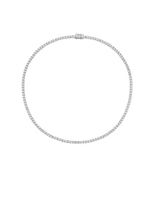 18K Diamond Tennis Necklace | 7.5ct DEF VVS Lab-Grown Diamonds | 50cm