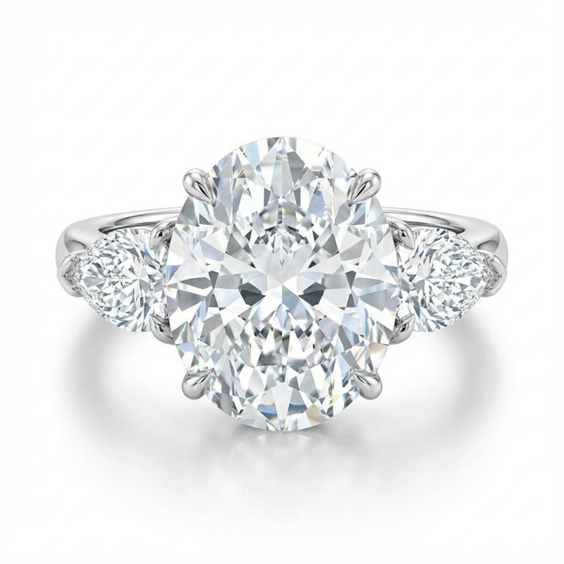 Oval Classic Elegance Diamond Ring