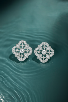 Geometric Diamond Earrings