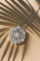 Snow Flake Diamond Necklace