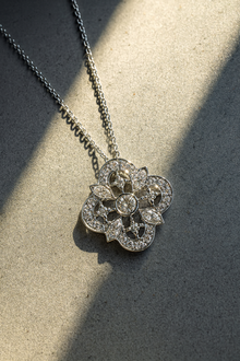 Geometric Diamond Necklace