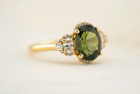 Rawda Ring with Green Sapphire
