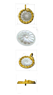 Flower of Life and The Snake Pendant