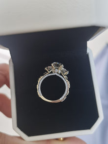Two Toned Diamond Ring  - Zainabs Ring