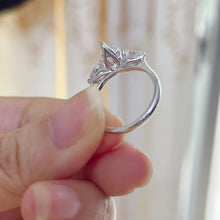 Amal's Ring with Pear-Cut Diamon
