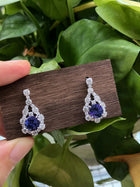 Tanzanite and Diamond Earrings