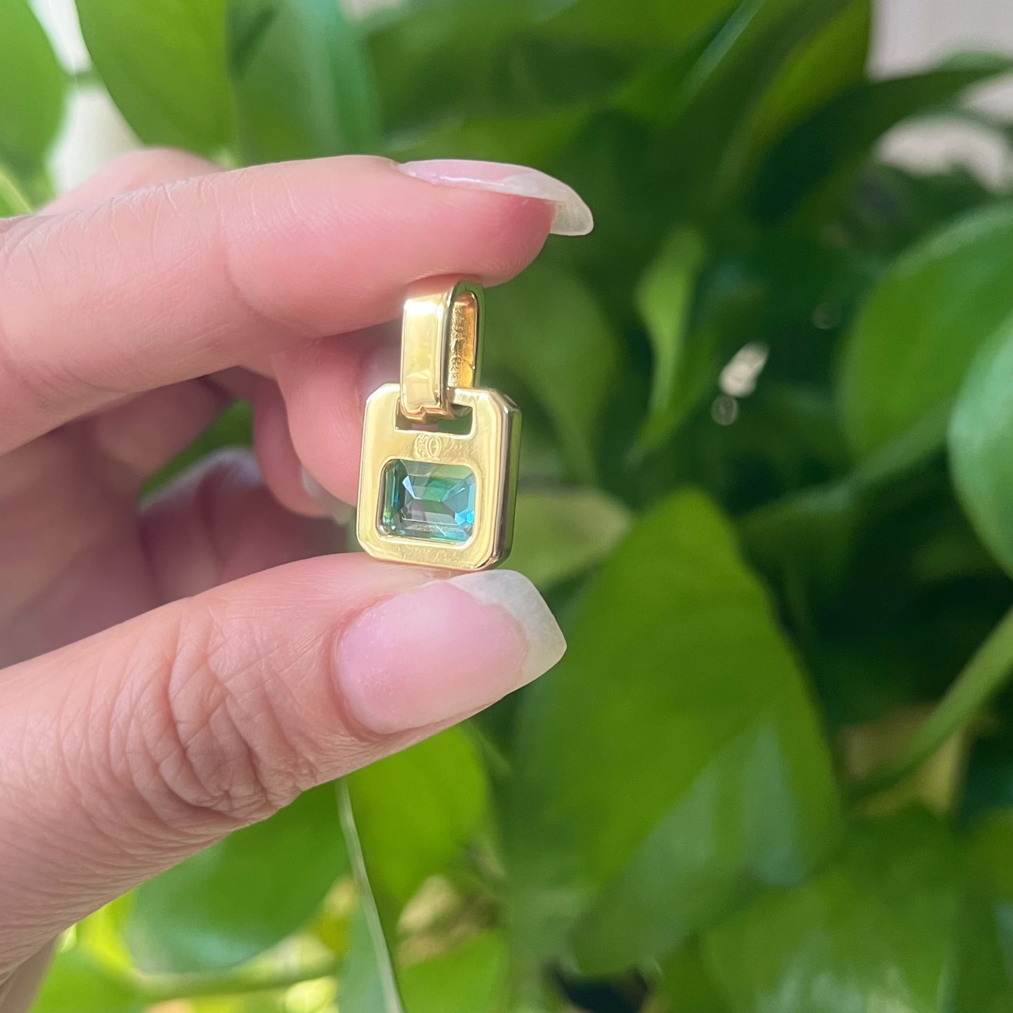 Paraiba Pendant with Diamonds