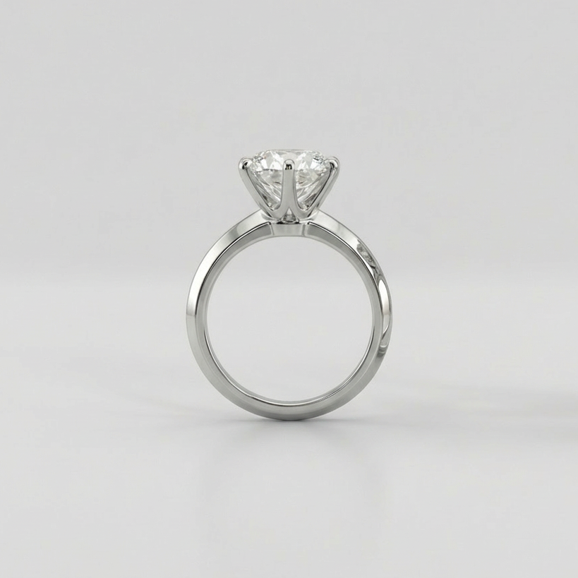 خاتم السوليتير الأمثل