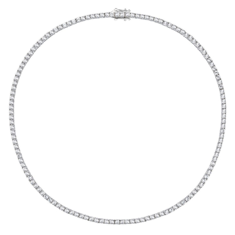 18K Diamond Tennis Necklace