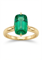 خاتم من الياقوت الأخضر 