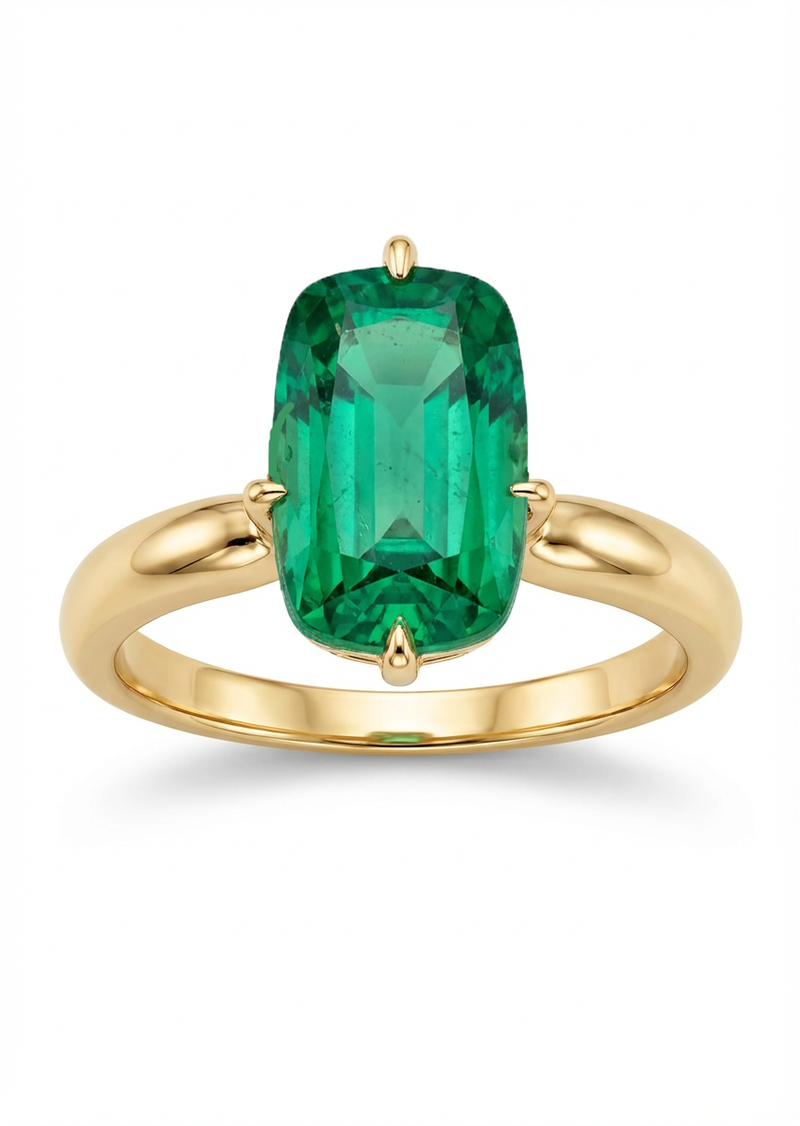 Green Sapphire Ring