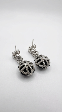 Natural London Blue Topaz Drop Earrings