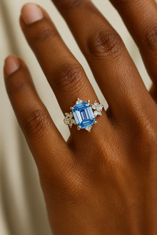 Cornflower Blue Sapphire Ring