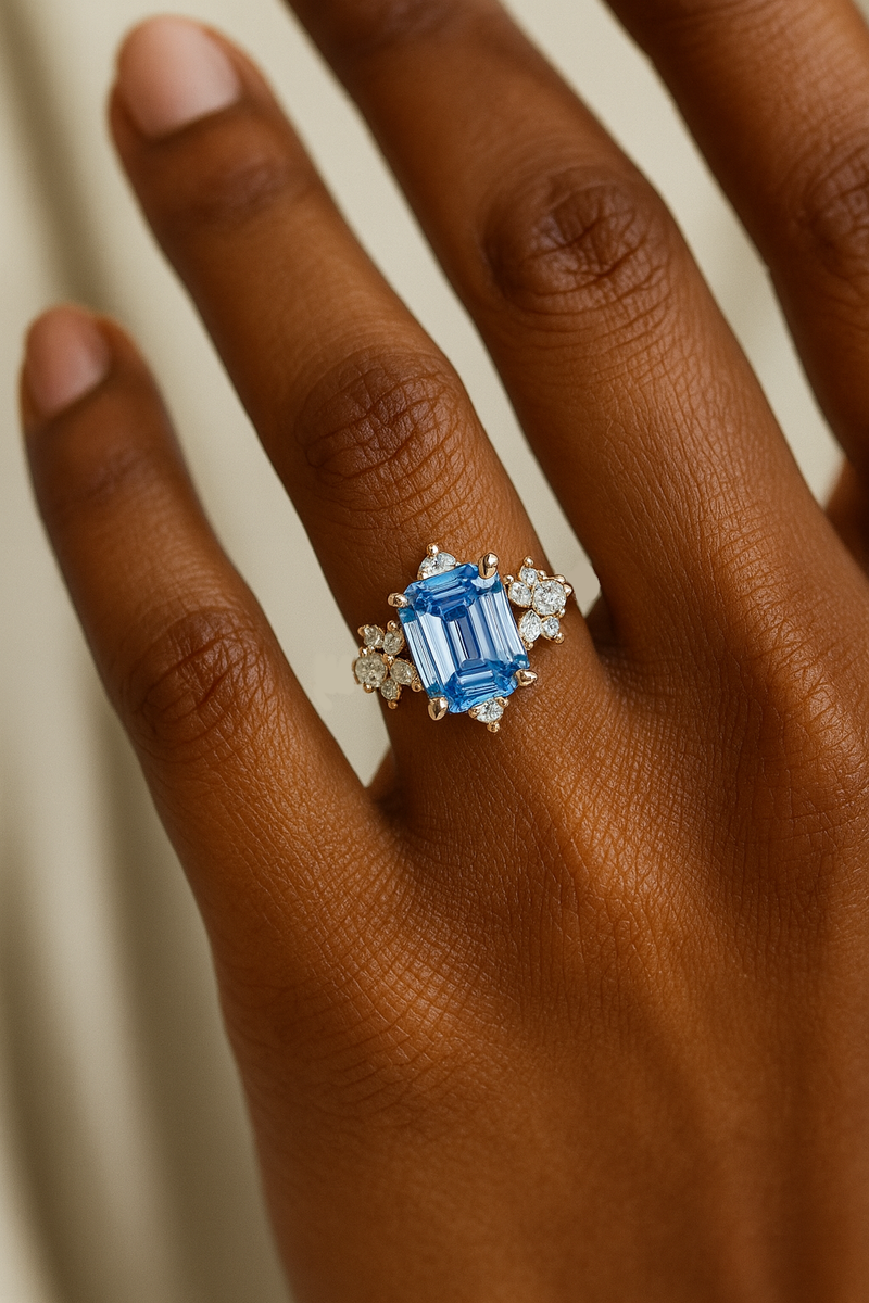 Cornflower Blue Sapphire Ring