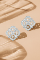 Geometric Diamond Earrings
