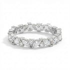 Marquise & Round Diamond Wedding Band