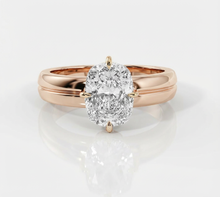 Cushion Bold Solitaire Ring