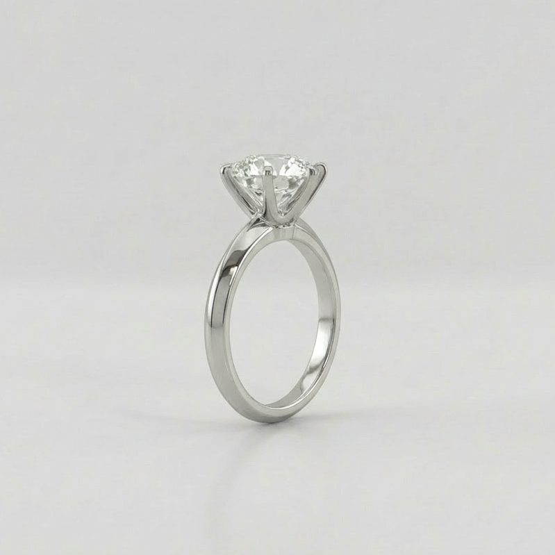 خاتم السوليتير الأمثل