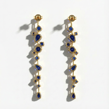 أقراط ثريا من الياقوت الأزرق