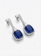 Grand Pavé Drop Earrings