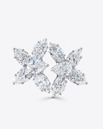 Floral Diamond Earrings