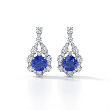 Tanzanite and Diamond Earrings