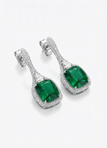 Grand Pavé Drop Earrings