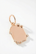 Engravable Diamond Tag Pendant