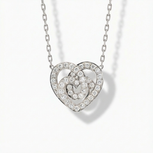 Heart Shaped Diamond Necklace
