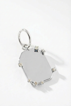 Engravable Diamond Tag Pendant