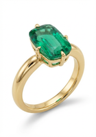 خاتم من الياقوت الأخضر 