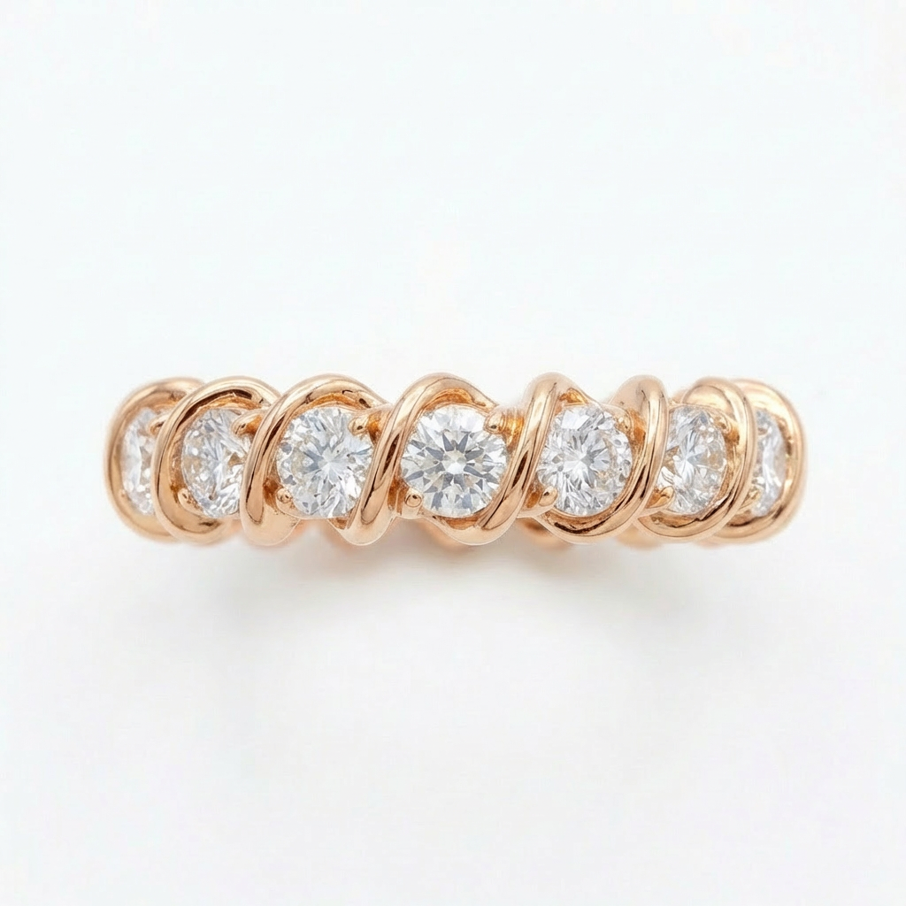 Diamond Full Eternity Wedding Band