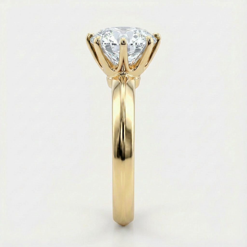 خاتم السوليتير الأمثل