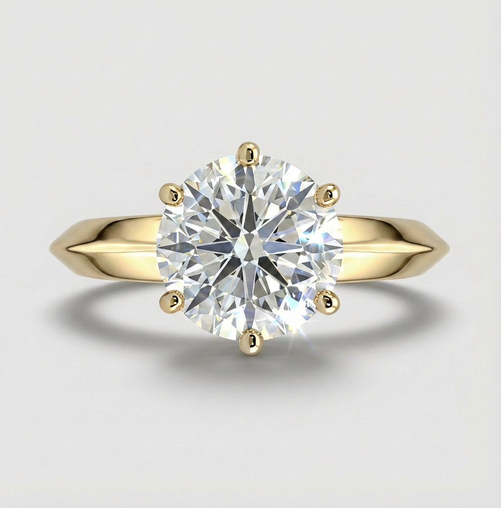 خاتم السوليتير الأمثل