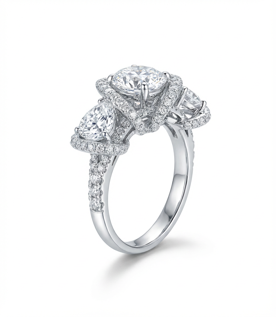 خاتم ألماس بشرائط