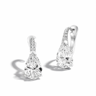 Pear Shaped Diamond Huggies