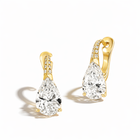 Pear Shaped Diamond Huggies