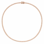 قلادة تنس مرصعة بالألماس عيار 18 قيراطًا