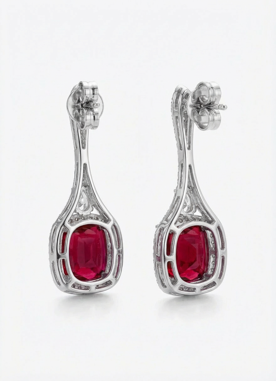 Grand Pavé Drop Earrings